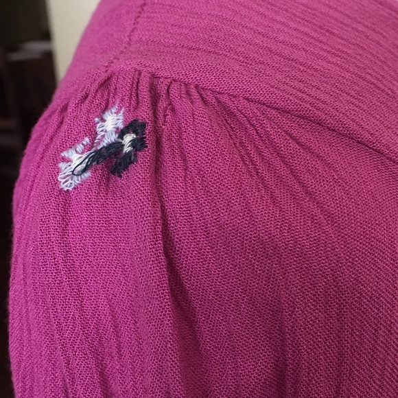 Free People Lilac Embroidered Mini Dress - Picture 7 of 8